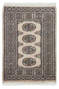 Gyapjú szőnyeg bézs Bokhara 62x87 kézi nappali szőnyeg