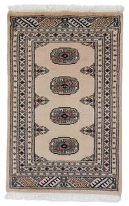 Pakisztáni szőnyeg bézs Bukhara 61x97 kézi csomózású szőnyeg