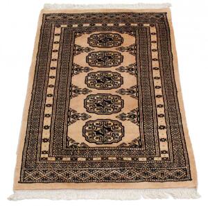 Gyapjú szőnyeg bézs Bokhara 61x95 kézi nappali szőnyeg