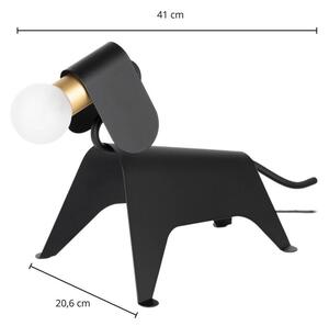 Lucande - Idaline Asztali Lámpa Dog BlackLucande - Lampemesteren