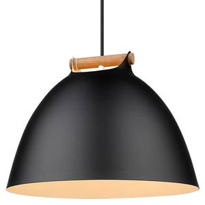 Halo Design - Århus Függőlámpa Ø40 Black/Wood - Lampemesteren
