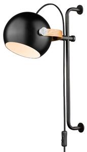 Halo Design - D.C Fali Lámpa Long Ø18 Black/Oak - Lampemesteren