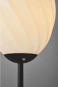 Halo Design - Twist Oval Állólámpa Opal/Black - Lampemesteren