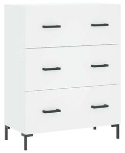 VidaXL Fehér 3 Fiókos Tálalószekrény - 69,5x34x90 cm