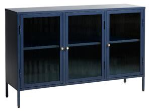 Bronco kék fém tálalószekrény, magasság 85 cm - Unique Furniture