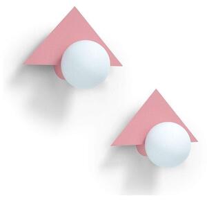 Swedish Ninja - Candy Little Triangle Fali Lámpa Bubblegum PinkSwedish Ninja - Lampemesteren