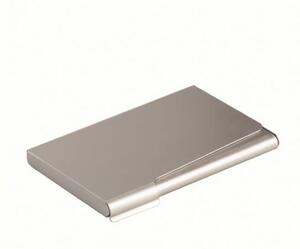 Névjegykártyatartó tárca, fém, 20 db-os, DURABLE, matt ezüst (DB241523)