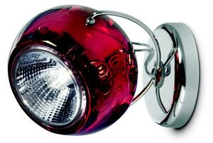 Fabbian - Beluga Fali Lámpa/Mennyezeti Lámpa Red - Lampemesteren