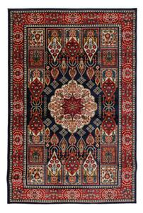 Klasszikus szőnyeg Sötét kék AFSHAR 100x150 Perzsa szőnyeg