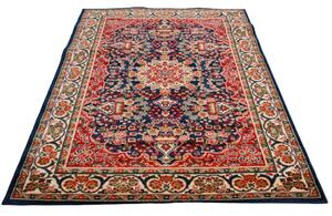 Klasszikus szőnyeg Sötét kék AFSHAR 100x150 Perzsa szőnyeg