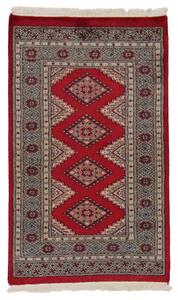 Gyapjú szőnyeg bordó Jaldar 76x125 kézi nappali szőnyeg