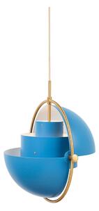 GUBI - Multi-Lite Függőlámpa ø36 Brass/Blue - Lampemesteren