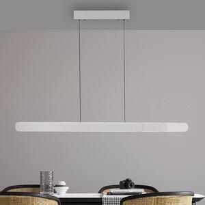 Paul Neuhaus LED-es függőlámpa Adriana, alumínium, 160 cm hosszúságú, dimmelhető, Alu / szürke / cink, Nappali / Étkező, Alumínium, Modern