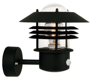 Nordlux - Vejers Fali Lámpa Érzékelővel Black - Lampemesteren