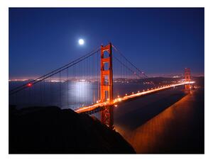 Fotótapéta - Golden Gate híd éjjel