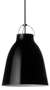 Fritz Hansen - Caravaggio P2 Függőlámpa Black Black 3m - Lampemesteren