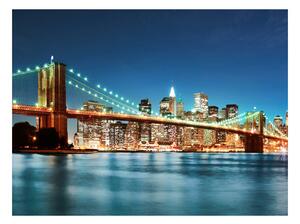 Fotótapéta - Sparkling Brooklyn Bridge