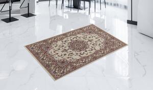 Perzsa szőnyeg bézs Medalion 80x120 (Premium) klasszikus szőnyeg