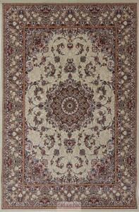 Perzsa szőnyeg bézs Medalion 160x230 prémium perzsa gépi szőnyeg akrilból