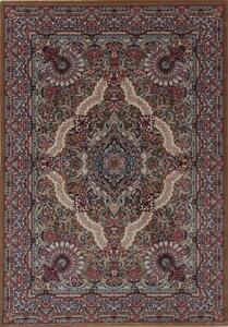 Perzsa szőnyeg barna Medalion 140x200 (Premium) klasszikus szőnyeg