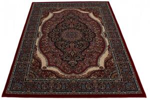 Perzsa szőnyeg bordó Medalion 140x200 (Premium) klasszikus szőnyeg