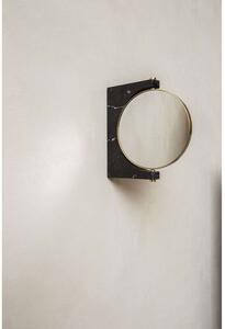 Audo Copenhagen - Pepe Marble Mirror Wall Brass/Black - Lampemesteren