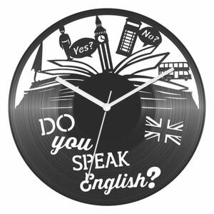 Angol nyelvtanár bakelit óra