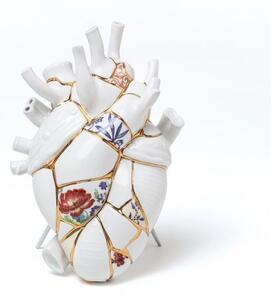 Seletti - Kintsugi Porcelain Heart Vase Love In Bloom - Lampemesteren