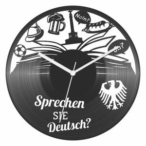 Német nyelvtanár bakelit óra