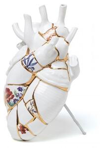 Seletti - Kintsugi Porcelain Heart Vase Love In Bloom - Lampemesteren