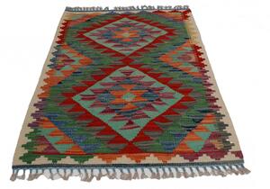 Chobi Kilim szőnyeg 84x122 kézi szövésű afgán gyapjú kilim