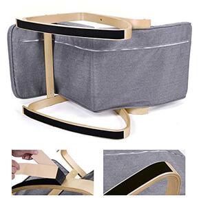 SWING hintaszék, teherbírás 150kg, 67x115x91cm, szürke SongmicsHome
