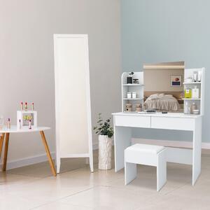 Hana öltözőasztal, 140 cm, fehér színben
