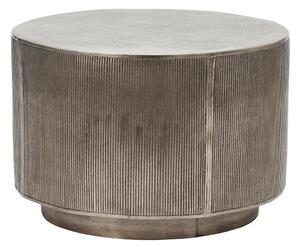 House Doctor - Rota Coffee Table H35 Ø50 Brushed Silver - Lampemesteren