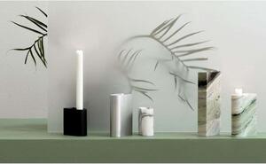 Northern - Monolith Candle Holder Medium Mixed White Marble - Lampemesteren