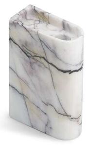 Northern - Monolith Candle Holder Medium Mixed White Marble - Lampemesteren