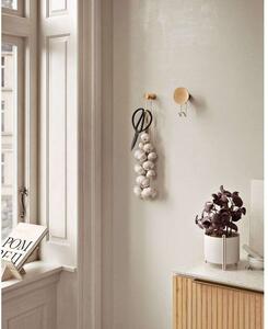 Woud - Around Wall Hanger Large White/Oak/Brass - Lampemesteren