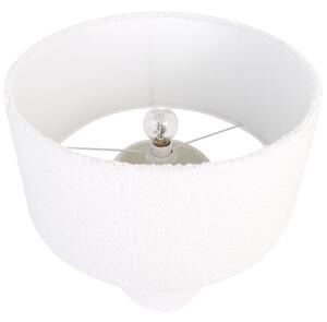 Fehér buklé asztali lámpa LALANA