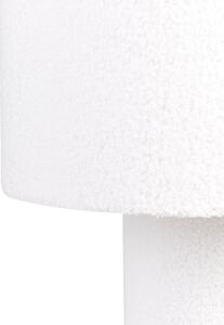 Fehér buklé asztali lámpa LALANA
