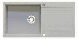 RIVA XL 1B 1D 1000x500 gránit mosogató LIGHT BEIGE GRANMASTER