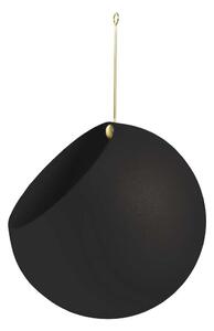 AYTM - Globe Hanging Flowerpot Ø21 Black - Lampemesteren