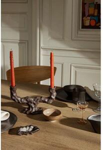 Ferm LIVING - Dito Candle Holder Double Dark Brownferm LIVING - Lampemesteren