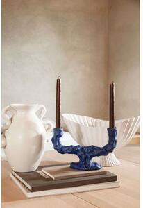 Ferm LIVING - Dito Candle Holder Double Bright Blue - Lampemesteren
