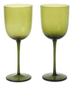 Ferm LIVING - Host White Wine Glasses Set of 2 Moss Greenferm LIVING - Lampemesteren