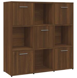 Fa Könyvespolc - 9 Rekesz - 90x30x90 cm