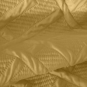 Modern steppelt ágytakaró mustársárga Szélesség: 170 cm | Hossz: 210 cm