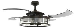 Fanaway Classic mennyezeti ventilátor világítással, fekete, csendes, Beacon Beacon Lighting, Fanaway Classic, Szürke, Nappali, Műanyag, Modern