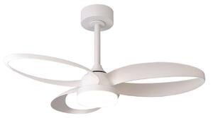 Infinity LED mennyezeti ventilátor, fehér, DC, csendes, CCT – Mantra Mantra Iluminación, Infinity, dimmable, Fehér, Nappali, Műanyag, Modern