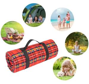 Piros piknik takaró 130 x 150 cm
