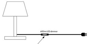 Dimmer AllDim 4-100W Transparent - Raxon - Lampemesteren